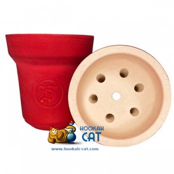 Чаша для кальяна ST Classic Indigo Red (СТ Классик Индиго Красная) оригинал