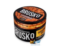 Бестабачная смесь Brusko Strong Банановый Пирог 50г