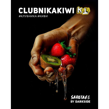 Табак для кальяна Dark Side Sabotage Clubnikakiwi (Дарк Сайд Саботаж Клубника Киви) 30г Акцизный Табак для кальяна Dark Side Sabotage Clubnikakiwi (Дарк Сайд Саботаж Клубника Киви) 30г Акцизный