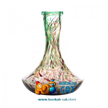 Колба для кальяна Hype Kite Green-Marg Crumb (Хайп Кайт Зелено-Марганцевая Крошка)