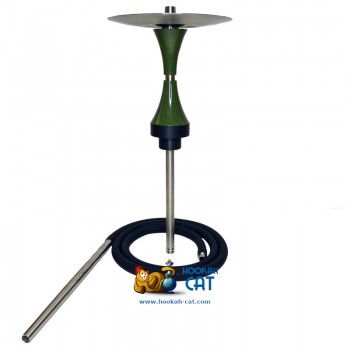 Кальян HookahTree Envy Green (ХукаТри Энвай Зеленый Хаки Шахта, Мундштук)