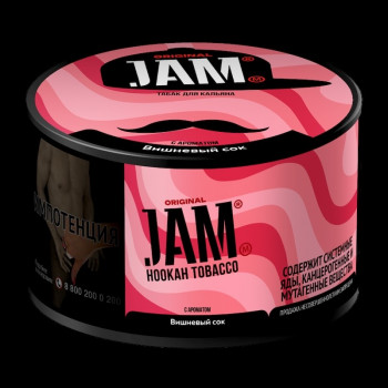 Табак для кальяна Jam (Джем) с ароматом Вишневый Сок (Cherry Juice) 30г - фото 1