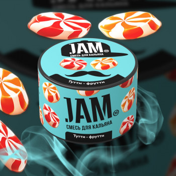 Табак для кальяна Jam (Джем) с ароматом Тутти Фрутти (Tutti Frutti) 30г