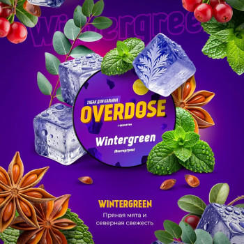  Заказать кальянный табак Overdose Wintergreen (Винтергрин) 100г онлайн с доставкой всей России