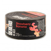 Табак Sebero Black с ароматом Клубника Банан (Strawberry Banana) 25г