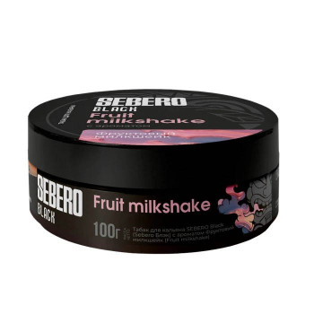 Табак для кальяна Sebero Black Fruit Milkshake (Себеро Блэк с ароматом Фруктовый Милкшейк) 100г - фото 1 Табак для кальяна Sebero Black Fruit Milkshake (Себеро Блэк с ароматом Фруктовый Милкшейк) 100г - фото 1