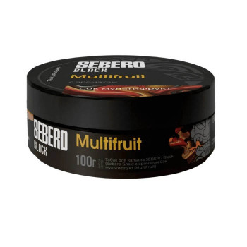 Табак для кальяна Sebero Black Multifruit (Себеро Блэк с ароматом Мультифрукт) 100г - фото 1 Табак для кальяна Sebero Black Multifruit (Себеро Блэк с ароматом Мультифрукт) 100г - фото 1