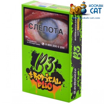 Табак для кальяна B3 Tropical Duo (Б3 Тропический Дуэт) Акцизный 50г