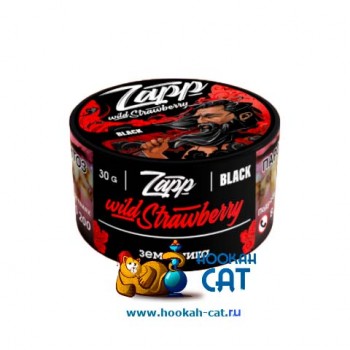 Табак для кальяна Zapp Black Wild Strawberry (Запп Земляника) 30г Акцизный